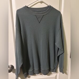 Aerie Waffle Knit Crewneck